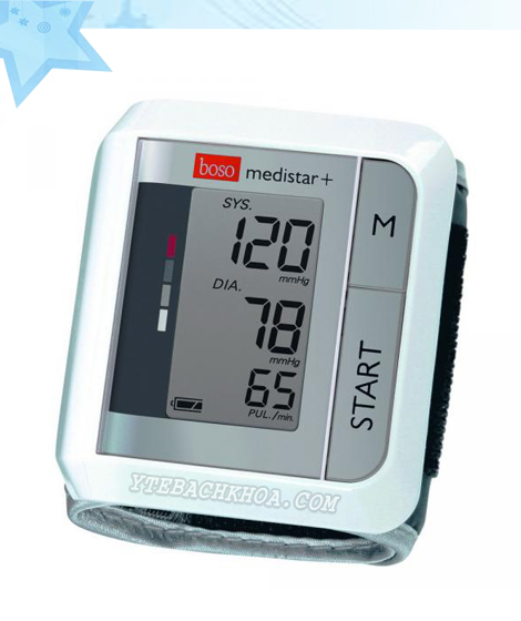 Máy đo huyết áp cổ tay Boso Medistar+