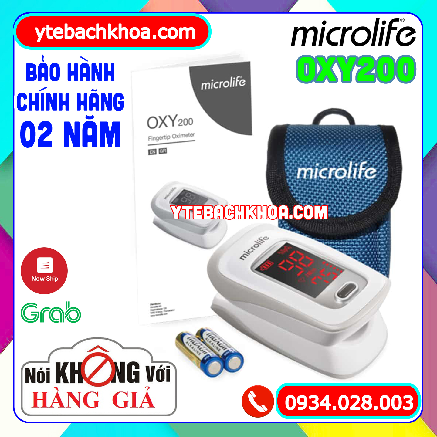 MÁY ĐO NỒNG ĐỘ OXY TRONG MÁU MICROLIFE OXY200