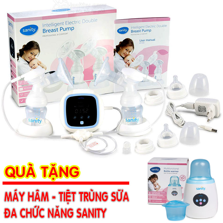 Máy hút sữa điện đôi SANITY AP-5316