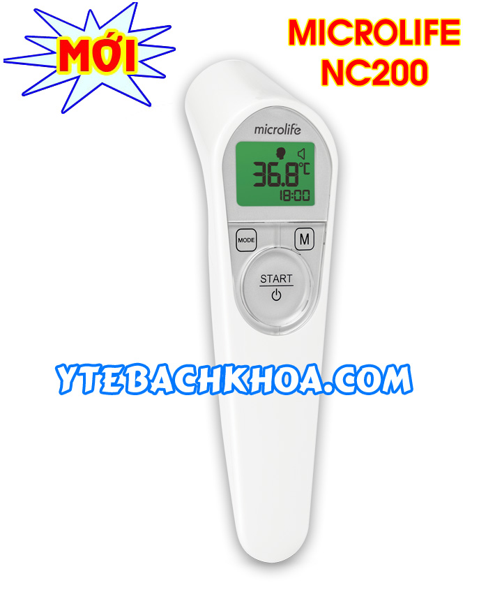 NHIỆT KẾ HỒNG NGOẠI ĐO TRÁN MICROLIFE NC200